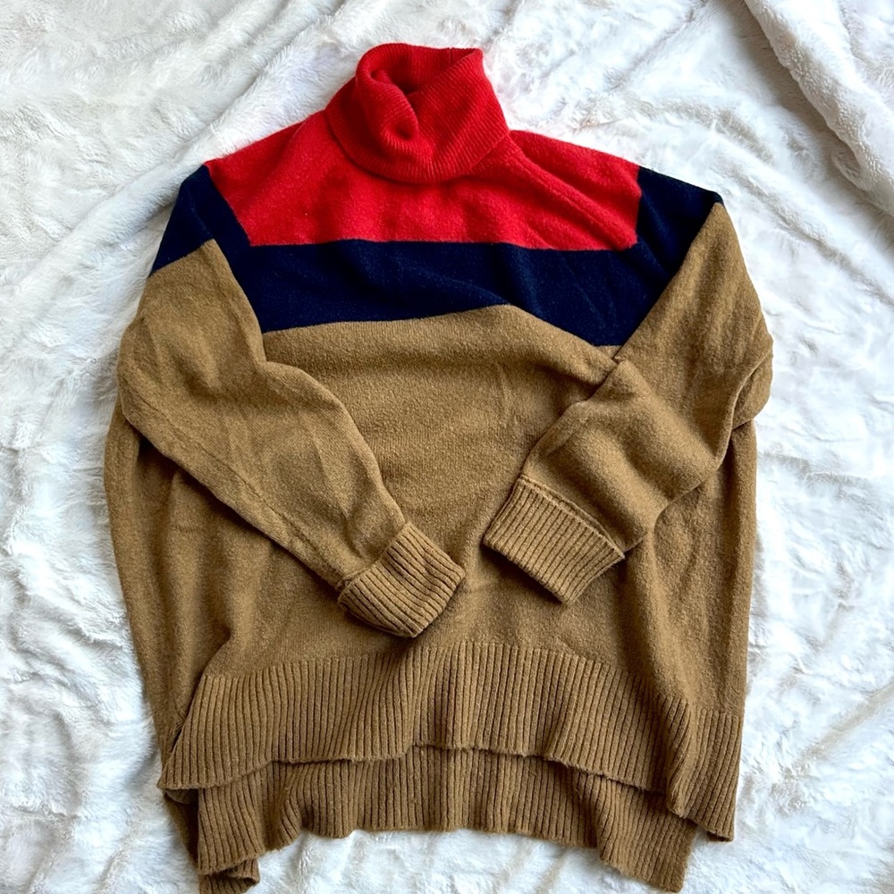 J. Crew Colorblock Turtleneck In Super Soft Yarn - image 5